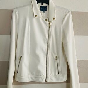 Peter Som White  Jacket Minimalist Design